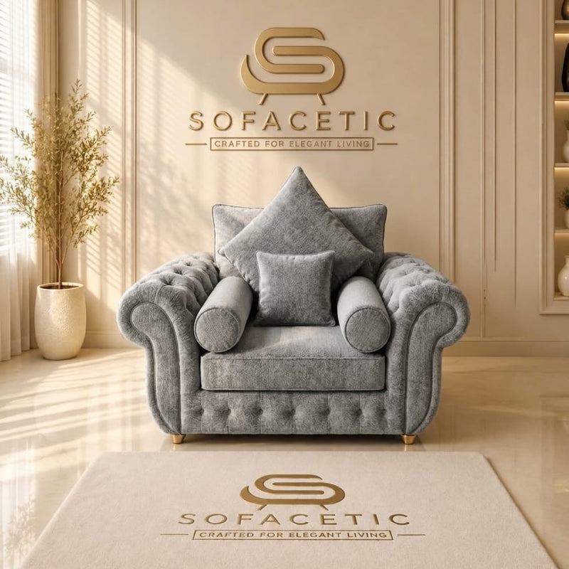 Malibu Chenille Sofa Set