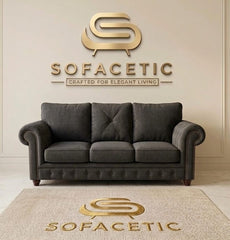 Monzi Chenille Contemporary Sofa Set