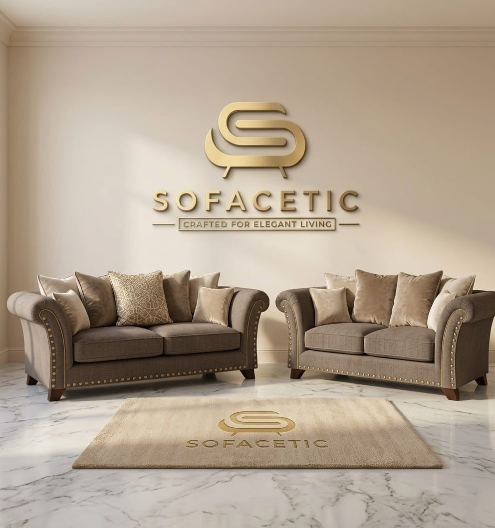 Juxen Chenile Designer Sofa Set