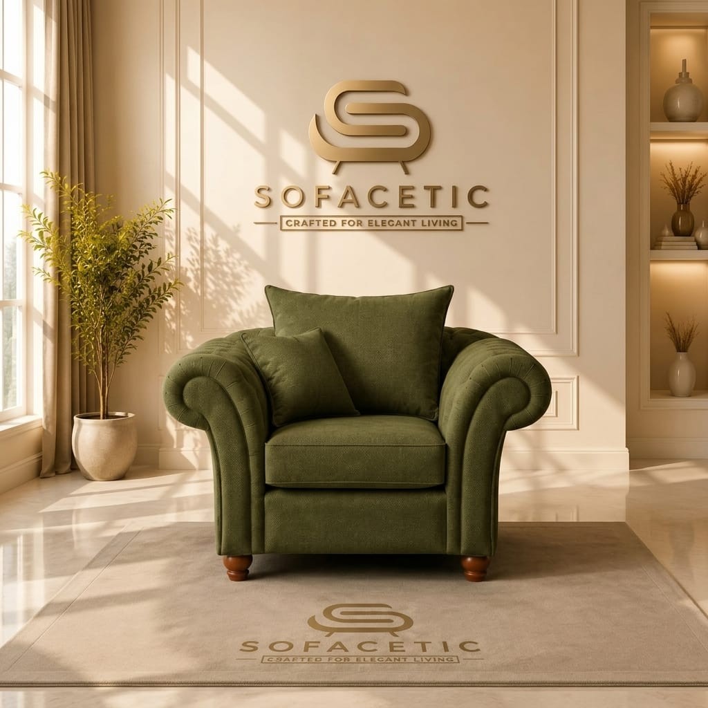 Nicole Plush velvet  Luxury Sofa Set