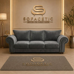 Monzi Plush velvet  Contemporary Sofa Set