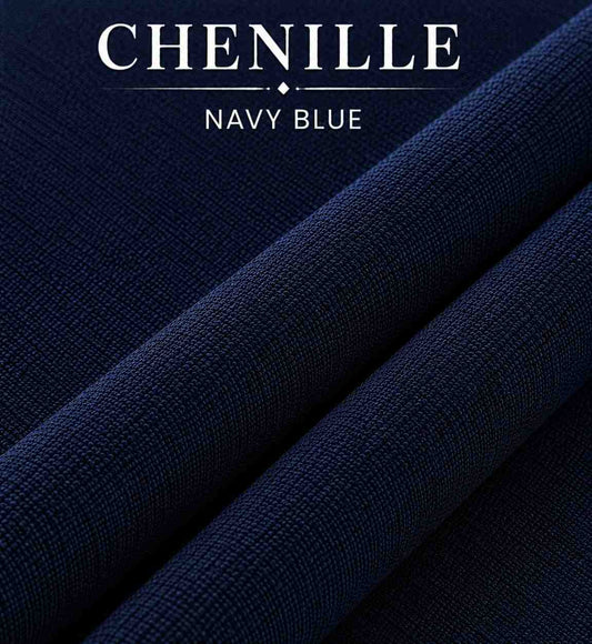 Chenile Navy Blue Color