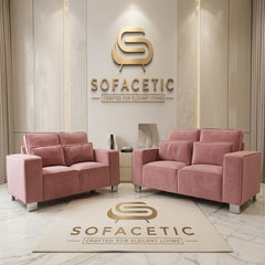 Salon Plush Velvet Sofa