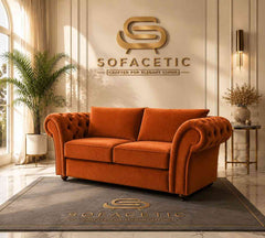 Nicole Plush velvet  Luxury Sofa Set