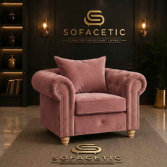 Olympia Ashwin Plush velvet Sofa Set