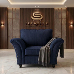 Juxen Jumbo Cord Designer Sofa Set