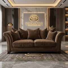 Harrison Juxon Plush velvet Sofa Set