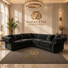 Nicole Plush velvet  Luxury Sofa Set