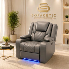 Orlando Recliner Sofa Grey Set