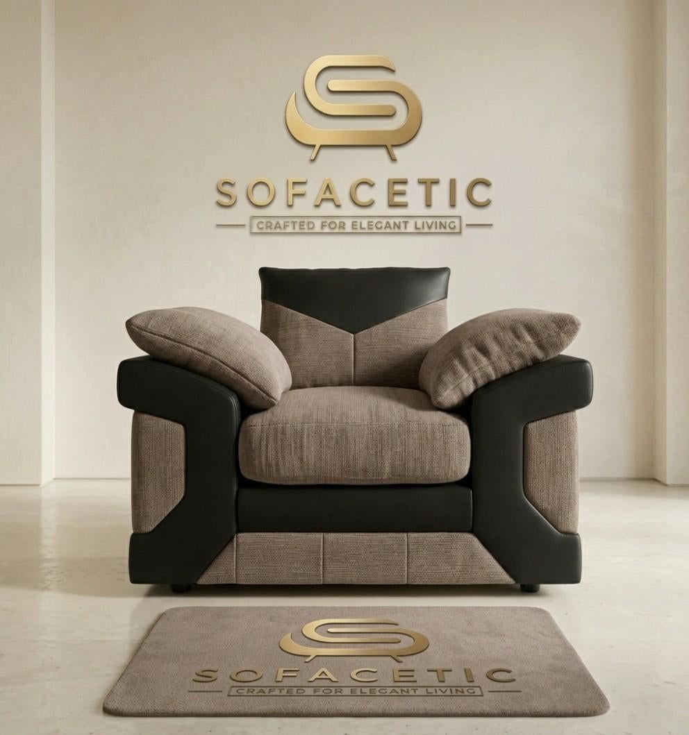 Dino Chenille Modern Sofa Set