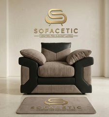 Dino Chenille Modern Sofa Set