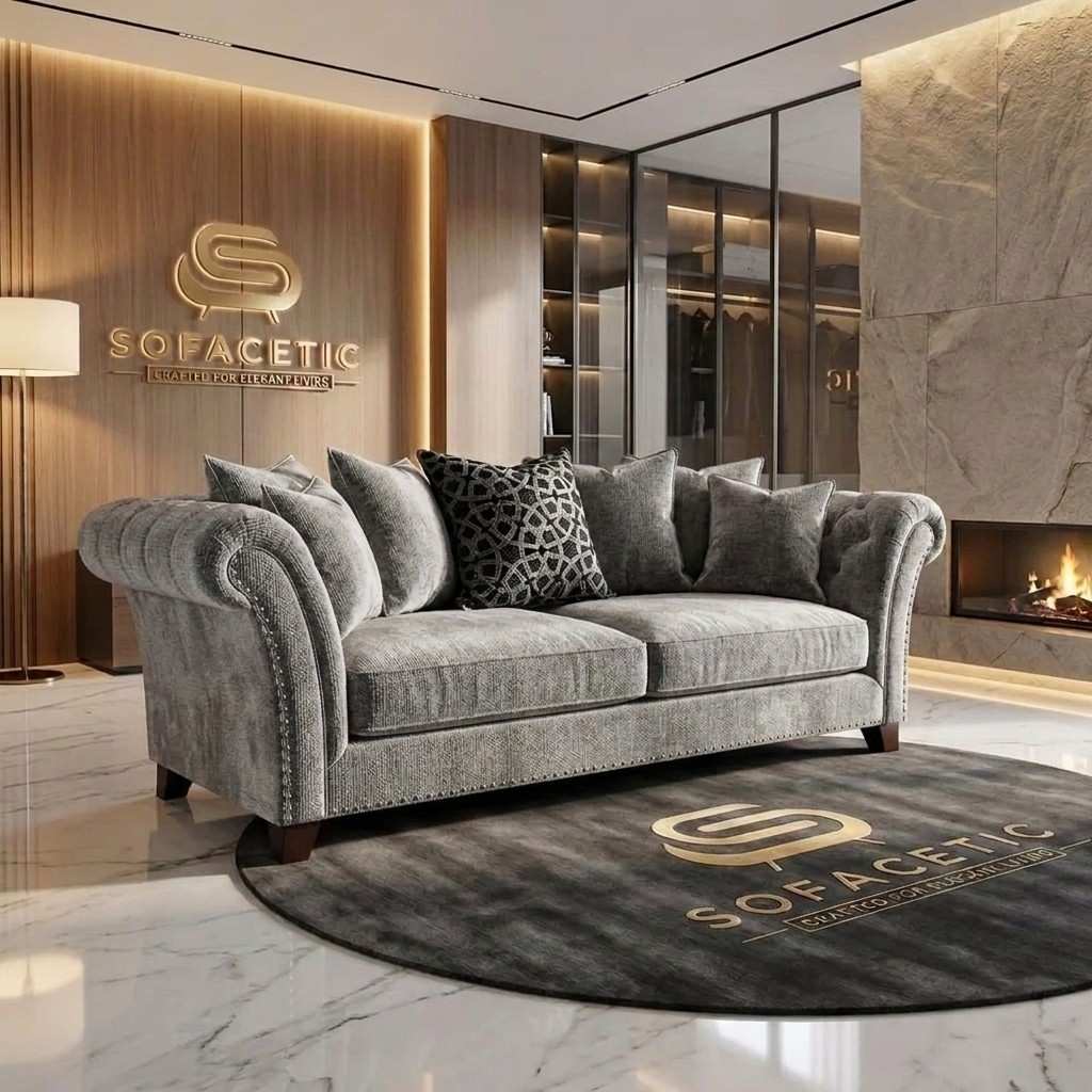 Harrison Juxon Chenile Sofa Set