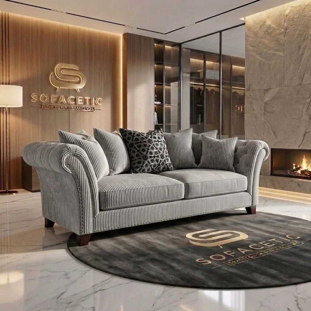 Harrison Juxon Jumbo Cord Sofa Set
