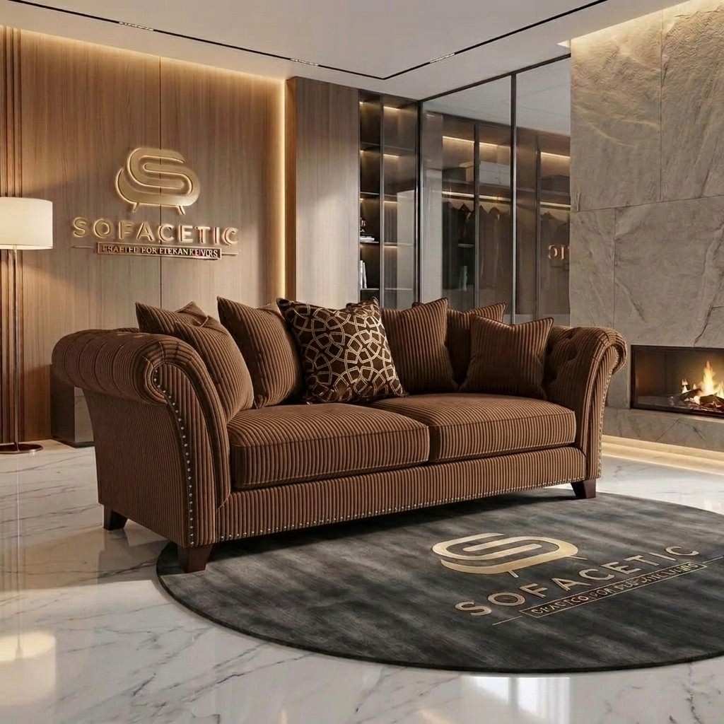 Harrison Juxon Jumbo Cord Sofa Set