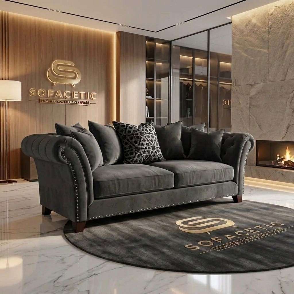 Harrison Juxon Chenile Sofa Set
