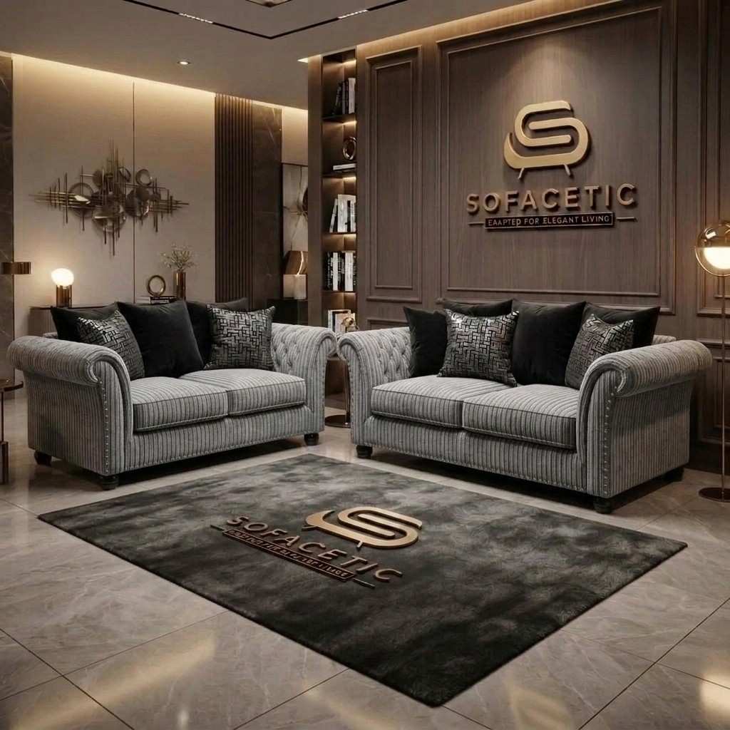 Harrison Juxon Jumbo Cord Sofa Set