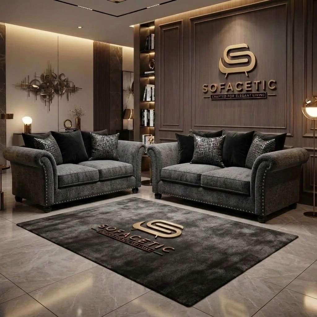 Harrison Juxon Chenile Sofa Set
