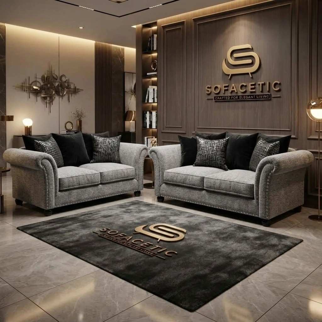 Harrison Juxon Chenile Sofa Set