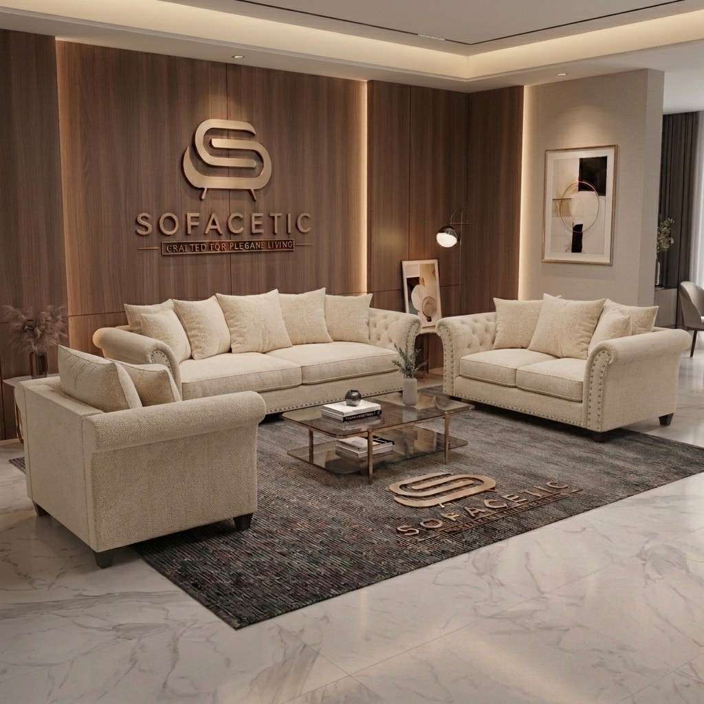 Harrison Juxon Chenile Sofa Set