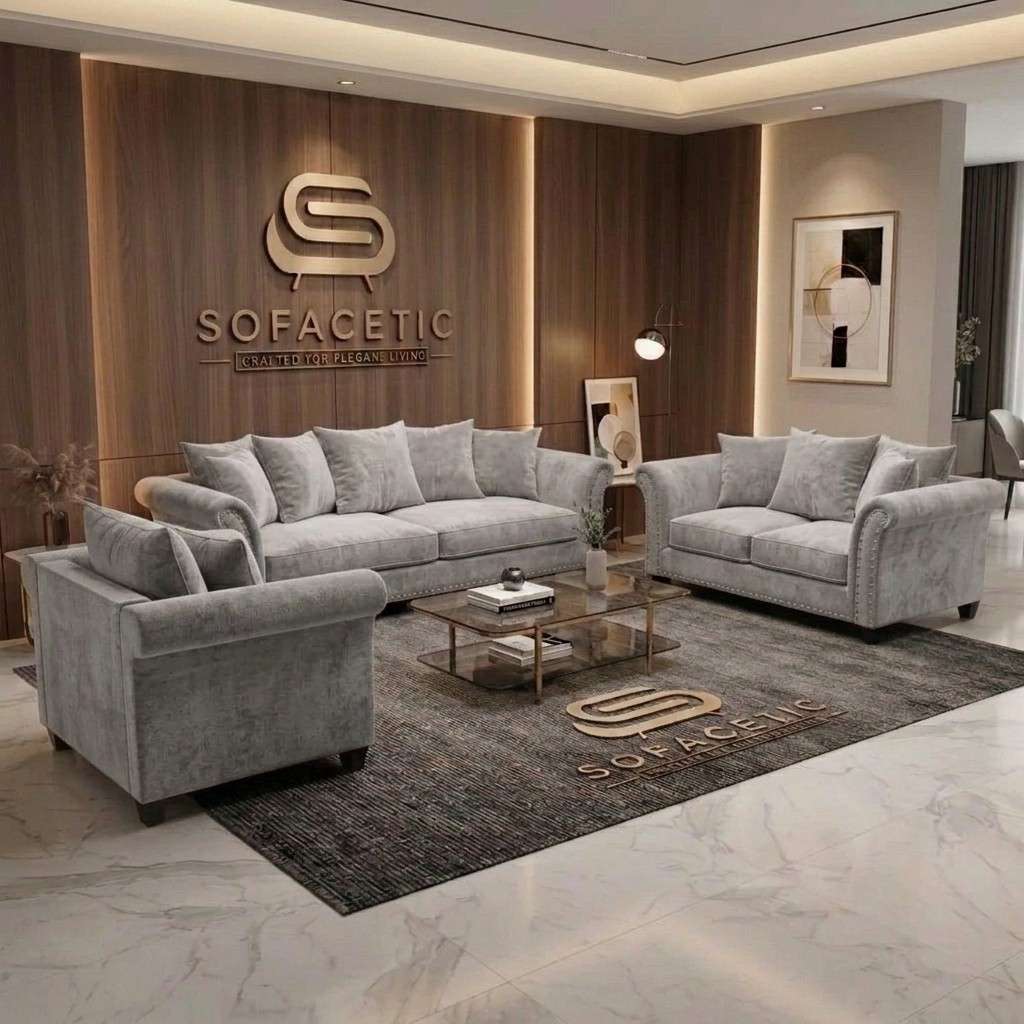 Harrison Juxon Chenile Sofa Set