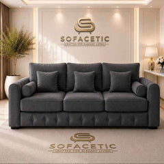Lilly Naples Fabric Luxury Sofa Set