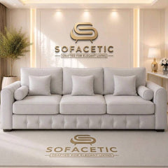 Lilly Naples Fabric Luxury Sofa Set