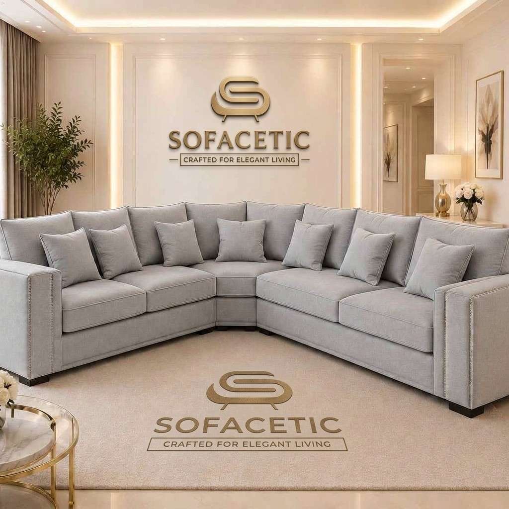 Lilly Naples Fabric Luxury Sofa Set