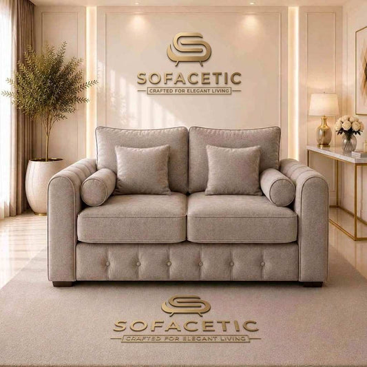 Lilly Naples Fabric Luxury Sofa Set