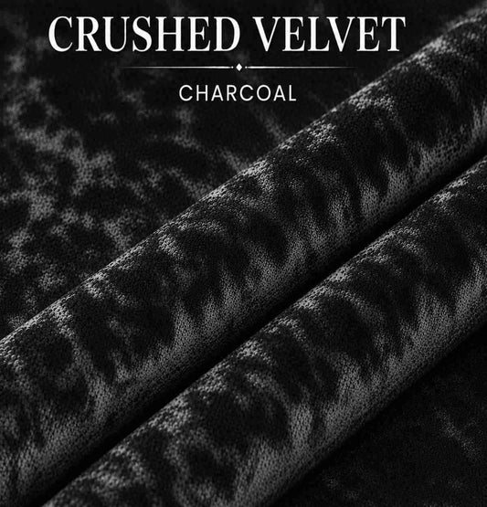 Crush Velvet Charcoal