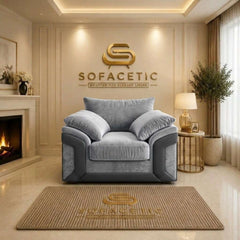 Dino Plush Velvet Modern Sofa Set